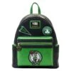 LOUNGEFLY NBA Boston Celtics Patch Icons Mini Backpack -Loungefly NBABK0019 LFNBABOSTONCELTICSPATCHICONSMINIBACKPACK0485FRONT