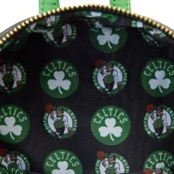 LOUNGEFLY NBA Boston Celtics Patch Icons Mini Backpack -Loungefly NBABK0019 LFNBABOSTONCELTICSPATCHICONSMINIBACKPACK0498INSIDE