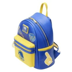 LOUNGEFLY NBA Golden State Warriors Patch Icons Mini Backpack -Loungefly NBABK0022 LFNBAGOLDENSTATEWARRIORSPATCHICONSMINIBACKPACK0430QUARTER