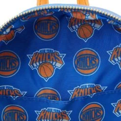 LOUNGEFLY NBA New York Knicks Patch Icons Mini Backpack -Loungefly NBABK0023 LFNBANEWYORKKNICKSPATCHICONSMINIBACKPACK0416INSIDE