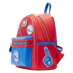 LOUNGEFLY NBA Philadelphia 76ers Patch Icons Mini Backpack 13 LOUNGEFLY NBA Philadelphia 76ers Patch Icons Mini Backpack -Loungefly NBABK0024 LFNBAPHILADELPHIA76ERSPATCHISONSMINIBACKPACK0459SIDE