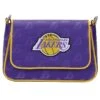 LOUNGEFLY NBA Los Angeles Lakers Logo Crossbody Bag 2 LOUNGEFLY NBA Los Angeles Lakers Logo Crossbody Bag -Loungefly NBATB0001 1