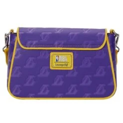 LOUNGEFLY NBA Los Angeles Lakers Logo Crossbody Bag -Loungefly NBATB0001 4