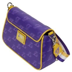 LOUNGEFLY NBA Los Angeles Lakers Logo Crossbody Bag -Loungefly NBATB0001 5