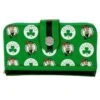 LOUNGEFLY NBA Boston Celtics Logo Zip Around Wallet 2 LOUNGEFLY NBA Boston Celtics Logo Zip Around Wallet -Loungefly NBAWA0003 1