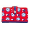 LOUNGEFLY NBA Philadelphia 76ers Logo Zip Around Wallet