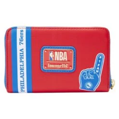 LOUNGEFLY NBA Philadelphia 76ers Patch Icons Zip Around Wallet -Loungefly NBAWA0018 LFNBAPHILADELPHIA76ERSPATCHICONSZIPAROUNDWALLET0478BACK
