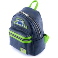 LOUNGEFLY NFL Seattle Seahawks Logo Mini Backpack -Loungefly NFLBK0004 3