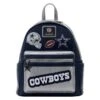 LOUNGEFLY NFL Dallas Cowboys Patches Mini Backpack -Loungefly NFLBK0045 1