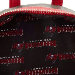 LOUNGEFLY NFL Tamp Bay Buccaneers Patches Mini Backpack 11 LOUNGEFLY NFL Tamp Bay Buccaneers Patches Mini Backpack -Loungefly NFLBK0051 5