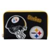 LOUNGEFLY NFL Pittsburgh Steelers Patches Zip Around Wallet 2 LOUNGEFLY NFL Pittsburgh Steelers Patches Zip Around Wallet -Loungefly NFLWA0039 1