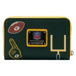 LOUNGEFLY NFL Green Bay Packers Patches Zip Around Wallet -Loungefly NFLWA0042 3