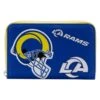 LOUNGEFLY NFL Los Angeles Rams Patches Zip Around Wallet 2 LOUNGEFLY NFL Los Angeles Rams Patches Zip Around Wallet -Loungefly NFLWA0043 1