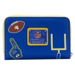 LOUNGEFLY NFL Los Angeles Rams Patches Zip Around Wallet -Loungefly NFLWA0043 3