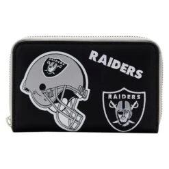 LOUNGEFLY NFL Las Vegas Raiders Patches Zip Around Wallet
