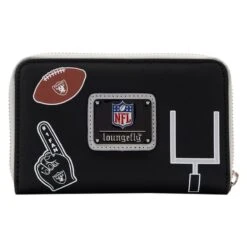 LOUNGEFLY NFL Las Vegas Raiders Patches Zip Around Wallet 8 LOUNGEFLY NFL Las Vegas Raiders Patches Zip Around Wallet -Loungefly NFLWA0044 3