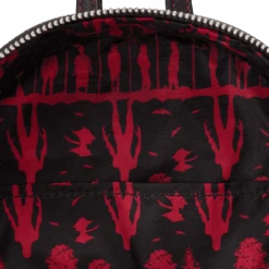 LOUNGEFLY Stranger Things Upside Down Shadows Mini Backpack -Loungefly NFXBK0081 LFNETFLIXSTRANGERTHINGSUPSIDEDOWNSHADOWSMINIBACKPACK1037INSIDE