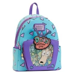 LOUNGEFLY Rocko's Modern Life Lenticular TV Mini Backpack 11 LOUNGEFLY Rocko's Modern Life Lenticular TV Mini Backpack -Loungefly NICBK0046 3