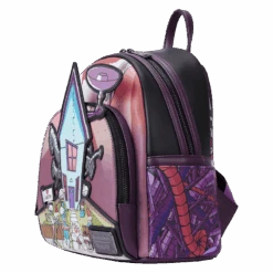 LOUNGEFLY Invader Zim Secret Lair Mini Backpack -Loungefly NICBK0077 LFNICKELODEONINVADERZIMLAIRMINIBACKPACK1837SIDE