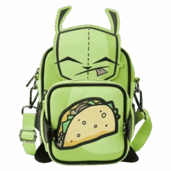 LOUNGEFLY Invader Zim GIR Cosplay CROSSBUDDIES™ Bag -Loungefly NICTB0019 LFNICKELODEONINVADERZIMGIRCOSPLAYCROSSBUDDYBAG1843POUCH2