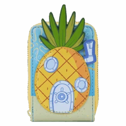 LOUNGEFLY SpongeBob SquarePants Pineapple House Accordion Wallet