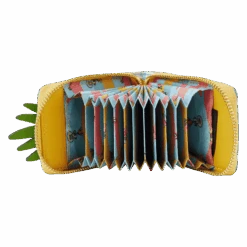 LOUNGEFLY SpongeBob SquarePants Pineapple House Accordion Wallet -Loungefly NICWA0034 LF NICKELODEONSPONGEBOBSUQAREPANTSPINAPPLEHOUSEACCORDIANWALLET0529INSIDE