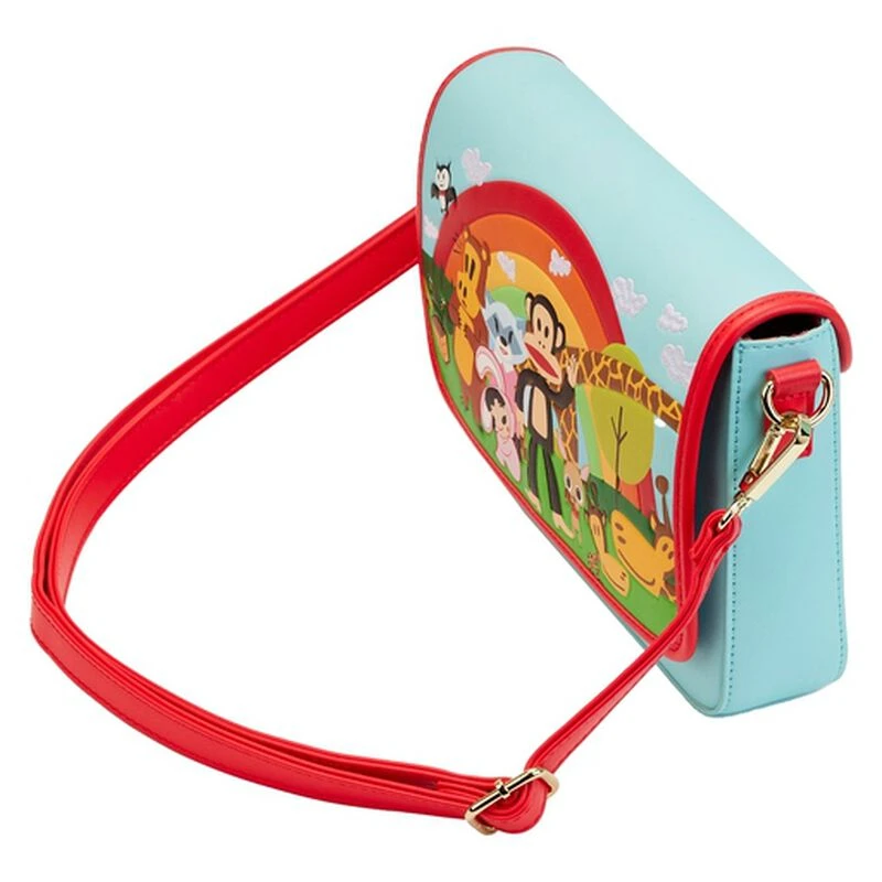 LOUNGEFLY Paul Frank Rainbow Group Crossbody Bag 5 LOUNGEFLY Paul Frank Rainbow Group Crossbody Bag - Image 3