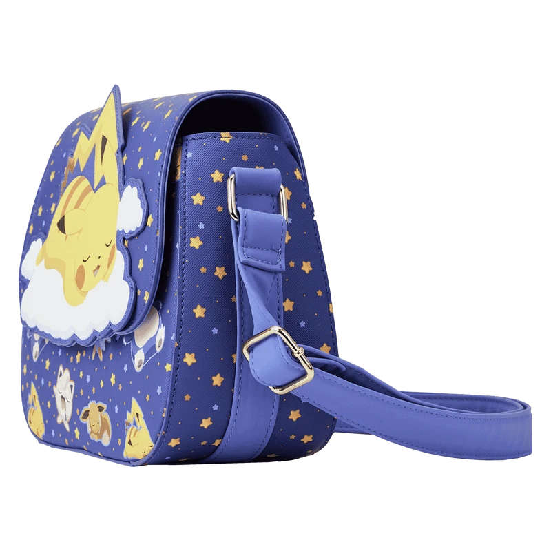 LOUNGEFLY Sleeping Pikachu And Friends Crossbody Bag 5 LOUNGEFLY Sleeping Pikachu And Friends Crossbody Bag - Image 3
