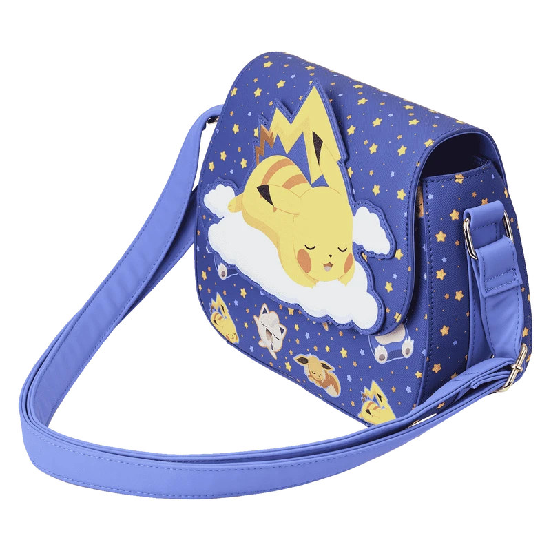 LOUNGEFLY Sleeping Pikachu And Friends Crossbody Bag 6 LOUNGEFLY Sleeping Pikachu And Friends Crossbody Bag - Image 4