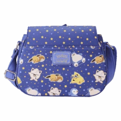 LOUNGEFLY Sleeping Pikachu And Friends Crossbody Bag 12 LOUNGEFLY Sleeping Pikachu And Friends Crossbody Bag -Loungefly PMTB0141 LFPOKEMONSLEEPINGPICKACHUANDFRIENDSCROSSBODYBAG1895BACK