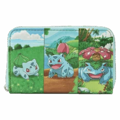 LOUNGEFLY Pokémon Bulbasaur Evolution Zip Around Wallet
