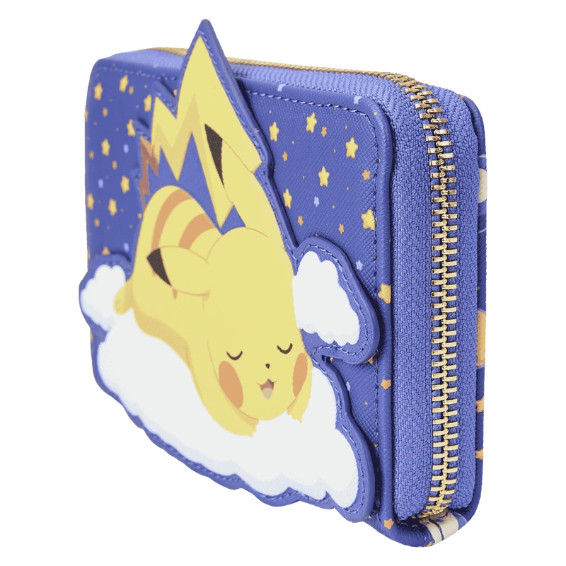 LOUNGEFLY Sleeping Pikachu And Friends Zip Around Wallet 5 LOUNGEFLY Sleeping Pikachu And Friends Zip Around Wallet - Image 3