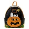 LOUNGEFLY Peanuts Great Pumpkin Snoopy Mini Backpack -Loungefly PNBK0016 1