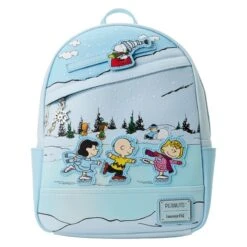 LOUNGEFLY Charlie Brown Ice Skating Mini Backpack -Loungefly PNBK0020 3