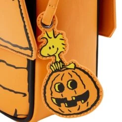 LOUNGEFLY Peanuts Great Pumpkin Snoopy Doghouse Crossbody Bag -Loungefly PNTB0009 7