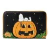 LOUNGEFLY Peanuts Great Pumpkin Snoopy Zip Around Wallet 2 LOUNGEFLY Peanuts Great Pumpkin Snoopy Zip Around Wallet -Loungefly PNWA0013 1