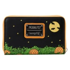 LOUNGEFLY Peanuts Great Pumpkin Snoopy Zip Around Wallet -Loungefly PNWA0013 3