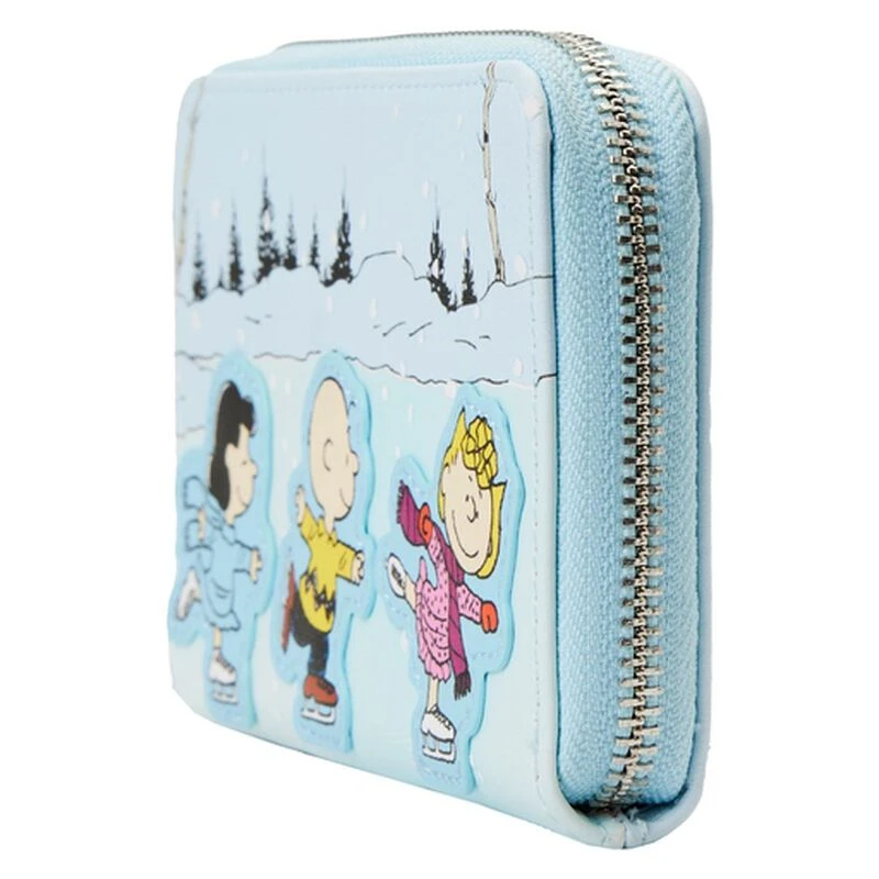 LOUNGEFLY Charlie Brown Ice Skating Zip Around Wallet 5 LOUNGEFLY Charlie Brown Ice Skating Zip Around Wallet - Image 3