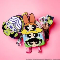LOUNGEFLY Powerpuff Girls Mojo Jojo Glow Cosplay Mini Backpack -Loungefly POWER PUFF GIRLS 067 1