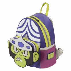 LOUNGEFLY Powerpuff Girls Mojo Jojo Glow Cosplay Mini Backpack -Loungefly PPGBK0002 LFCNPOWERPUFFGIRLSMOJOJOJOCOSPLAYMINIBACKPACK0309QUARTER