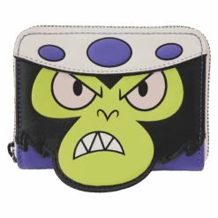 LOUNGEFLY Powerpuff Girls Mojo Jojo Glow Cosplay Zip Around Wallet