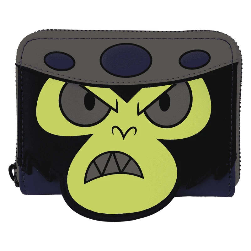 LOUNGEFLY Powerpuff Girls Mojo Jojo Glow Cosplay Zip Around Wallet 6 LOUNGEFLY Powerpuff Girls Mojo Jojo Glow Cosplay Zip Around Wallet - Image 4