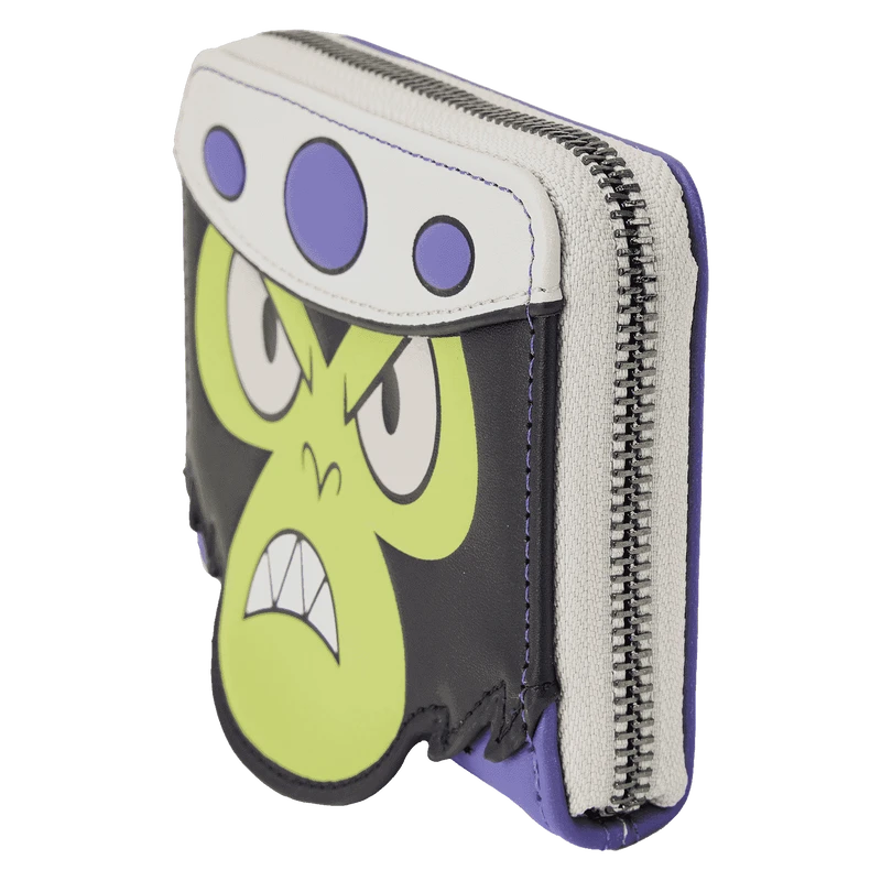LOUNGEFLY Powerpuff Girls Mojo Jojo Glow Cosplay Zip Around Wallet 7 LOUNGEFLY Powerpuff Girls Mojo Jojo Glow Cosplay Zip Around Wallet - Image 5