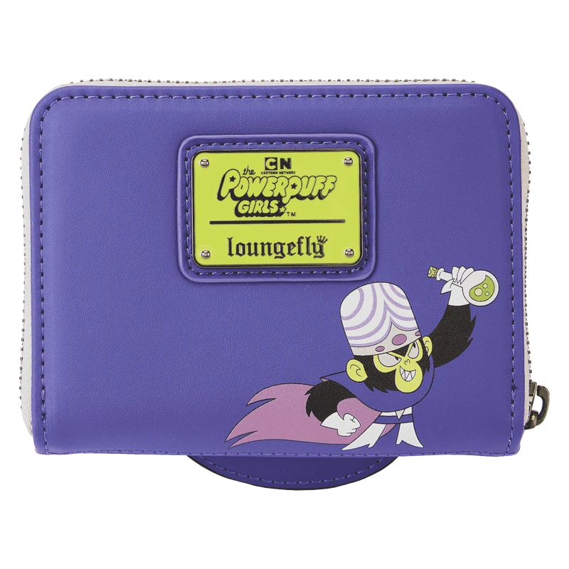 LOUNGEFLY Powerpuff Girls Mojo Jojo Glow Cosplay Zip Around Wallet 8 LOUNGEFLY Powerpuff Girls Mojo Jojo Glow Cosplay Zip Around Wallet - Image 6
