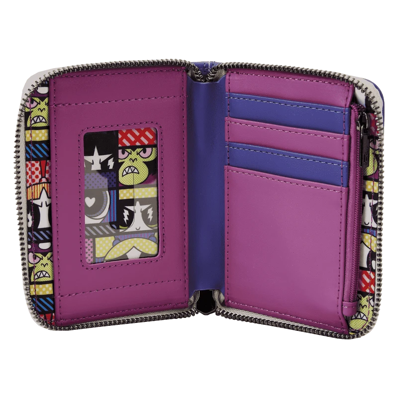 LOUNGEFLY Powerpuff Girls Mojo Jojo Glow Cosplay Zip Around Wallet 9 LOUNGEFLY Powerpuff Girls Mojo Jojo Glow Cosplay Zip Around Wallet - Image 7