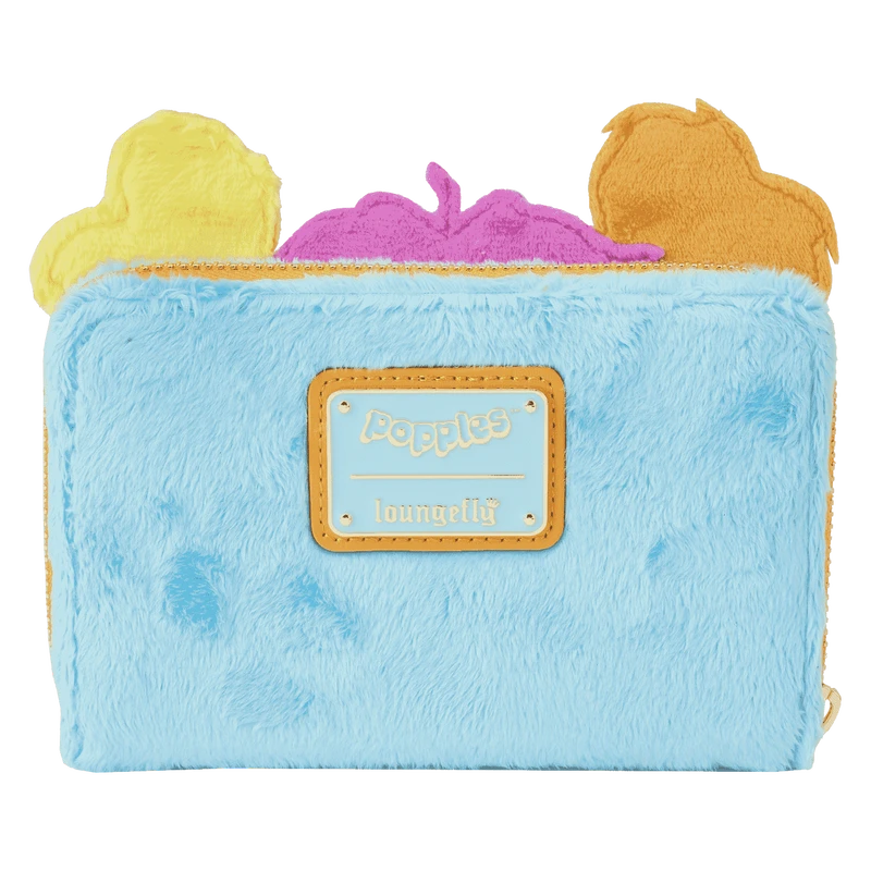 LOUNGEFLY Popples Cosplay Plush Zip Around Wallet 6 LOUNGEFLY Popples Cosplay Plush Zip Around Wallet - Image 4