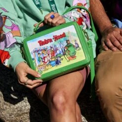 LOUNGEFLY Robin Hood Lunchbox Crossbody Bag -Loungefly ROBIN HOOD LUNCHBOX 256