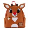 LOUNGEFLY Exclusive - Rudolph The Red-Nosed Reindeer Light Up Cosplay Mini Backpack -Loungefly RRSBK0002 1