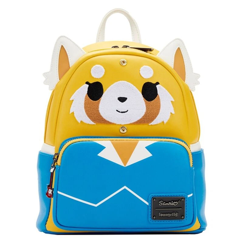 LOUNGEFLY Sanrio Aggretsuko Two-Face Cosplay Mini Backpack 4 LOUNGEFLY Sanrio Aggretsuko Two-Face Cosplay Mini Backpack - Image 2