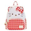 LOUNGEFLY Hello Kitty Gingham Mini Backpack -Loungefly SANBK0463 1